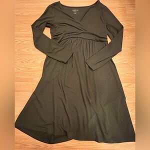 Forest Green A GLOW maternity dresss